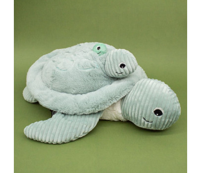 Peluche tortuga gigante menta Les Deglingos