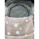 Saco para capazo invierno Babyclic Happy Rosa