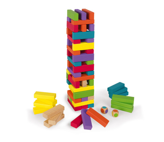 Torre de Color de madera Janod Equilibloc