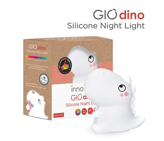 Lámpara nocturna silicona Dino