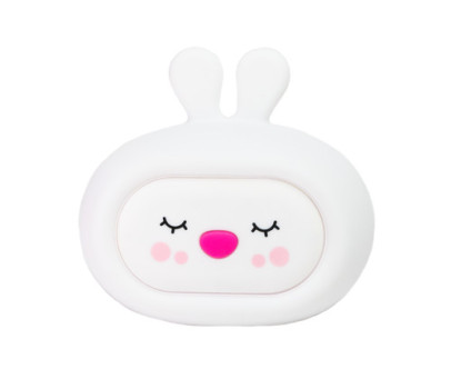 Lámpara nocturna silicona silicona con sonidos GIOsleepy Bunny