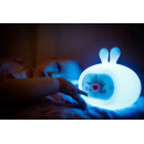 Lámpara nocturna silicona silicona con sonidos GIOsleepy Bunny