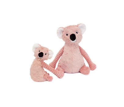 Peluche Koalas rosa Les Deglingos